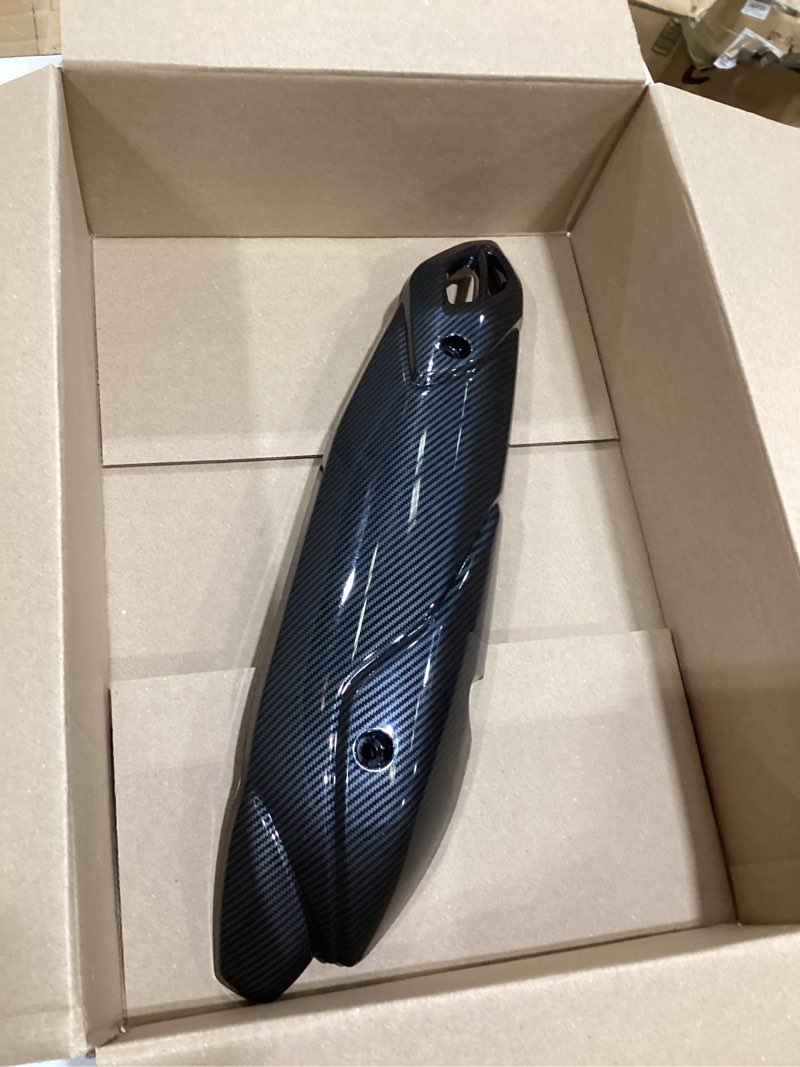 Condition photo showing Good Condition for motorcycle exhaust pipe cover carbon fiber heat protector for nmax 125 155 stylish design