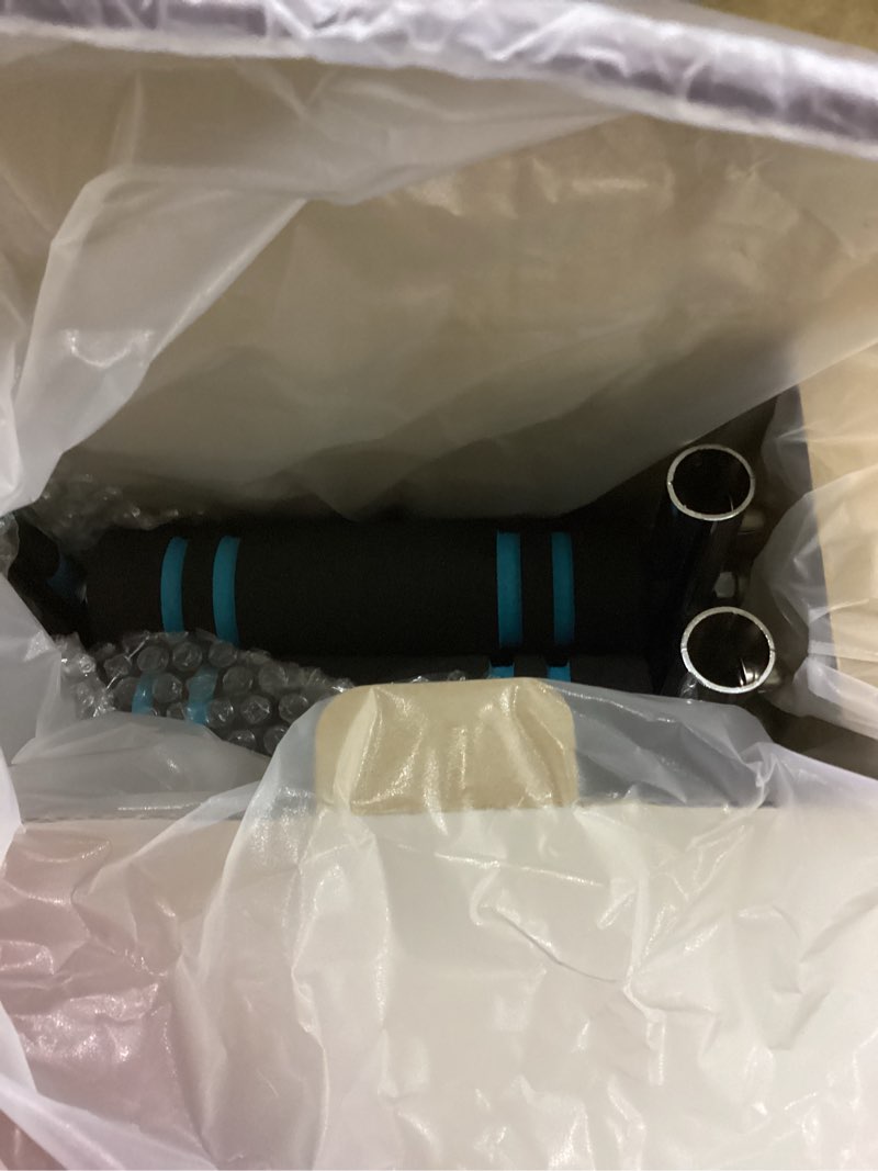 Condition photo showing Good Condition for Twister Arm Trainer Equipment Adjustable Spring Workout Bar Fitness, Forearm Triceps Chest Enhanced Exercise Strengthener, Upper Body Strength Training Machine for Men 60-80lbs Blue