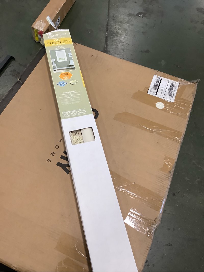 GII CORDLESS 1” Vinyl Mini Blind White 38x64in