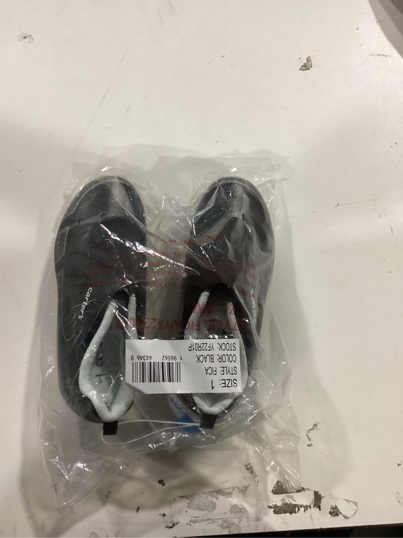 Condition photo showing Good Condition for Carter's Kids' Fica Soccer Shoes 1 Little Kid Black F22