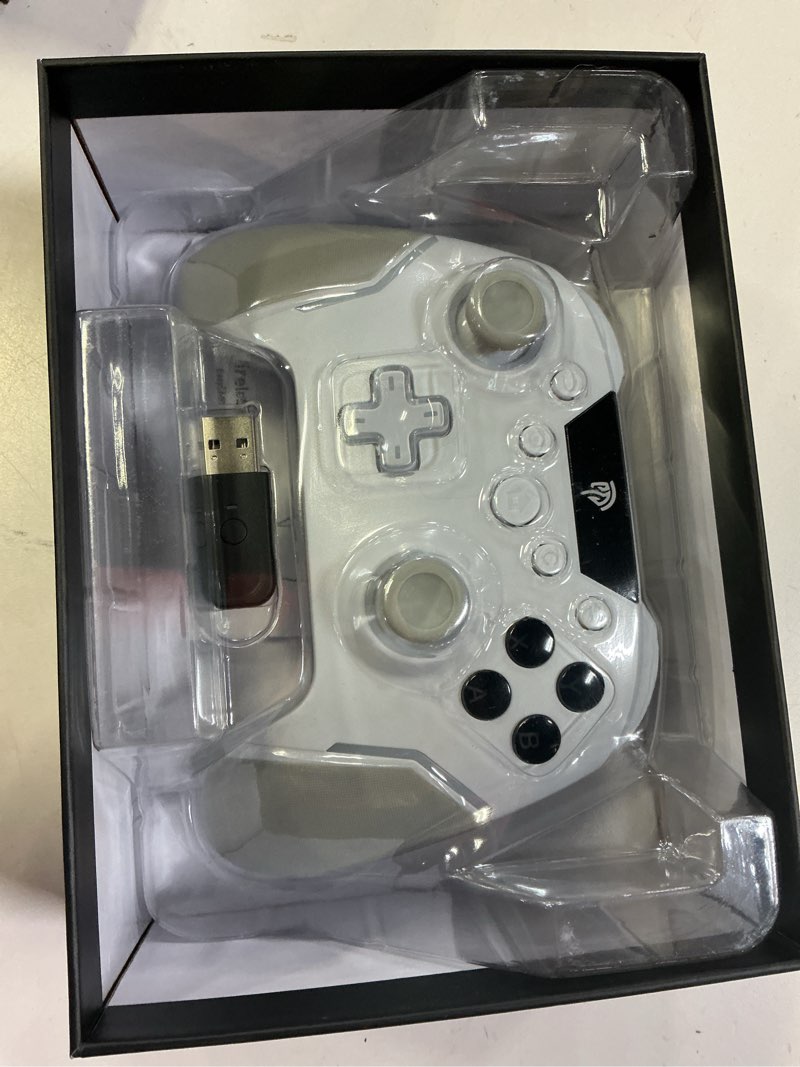 Condition photo showing item condition for EasySMX X20 Wireless Gaming Controller with RGB Backlit, 2-Stage Hall Effect Stick, 1000Hz Polling Rate, 6-Axis Gyro on Multi-Platform, Mech Buttons- Compatible with PC/Switch/Steam/Android white