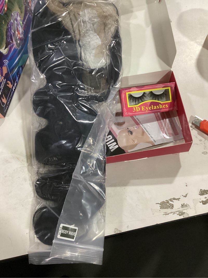 Condition photo showing Good Condition for BrittyHair Body Wave Lace Front Wigs Human Hair 13x4 HD Transparent Lace Front Human Hair Wigs for Women 180% Density Black Human Hair Wigs Pre Plucked with Baby Hair Hairline (26inch)