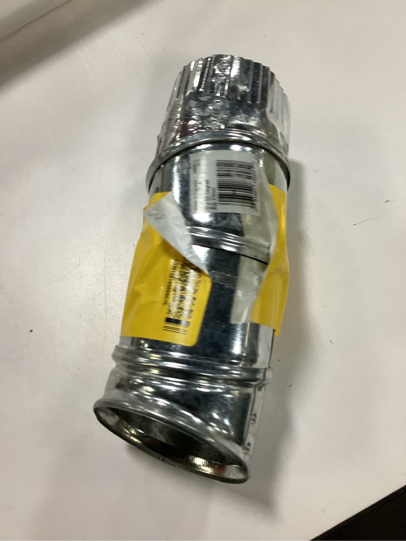 IMPERIAL 3-in 30 Gauge Galvanized steel Round Adjustable 90 degree Duct elbow