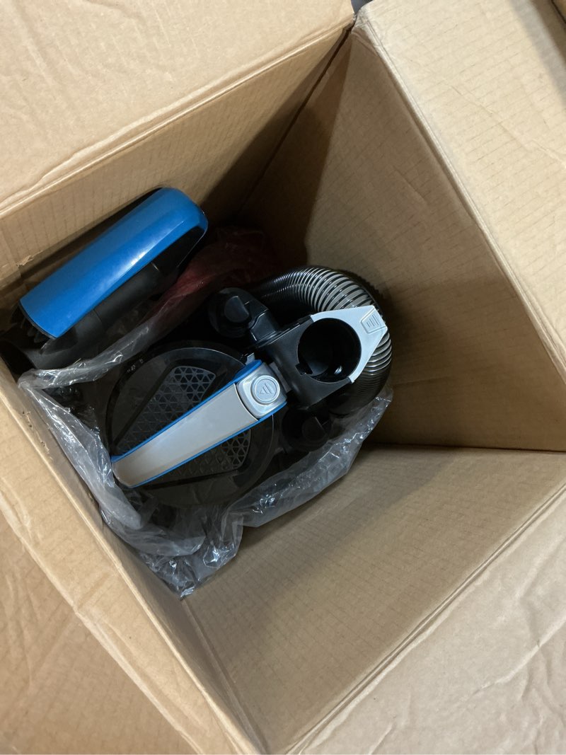 Condition photo showing As Is for Eureka NEU10AE5 Powerful Bagless Upright Vacuum Cleaner Carpet and Floor, AirSpeed Ultra-Lightweight Vacuum Cleaner, w/ Replacement Filter, Blue Blue AirSpeed NEU10AE5