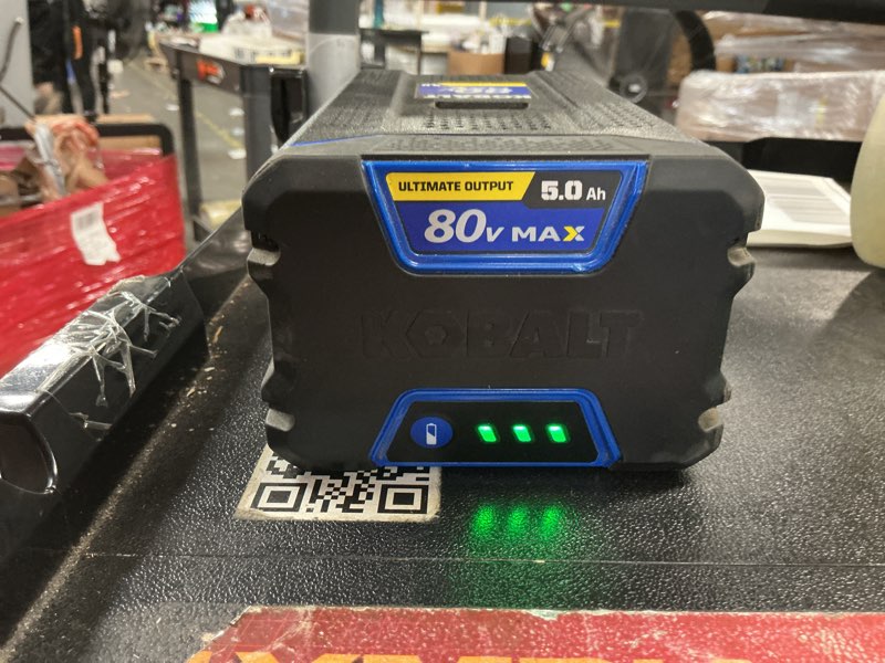 Condition photo showing Good Condition for kobalt 80-volt 2.5-amp hours rechargeable lithium ion cordless power equipment battery kb 2580-06