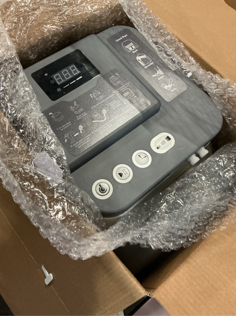 Condition photo showing Good Condition for KETFIY Cold Therapy Machine,Programmable Timer Knee Ice Machine with Silent Pump,Knee Replacement System for Cryotherapy Pain Sports Injuries,Ice Therapy Ankle/Leg/Shoulder/Back/Hip Grayish White