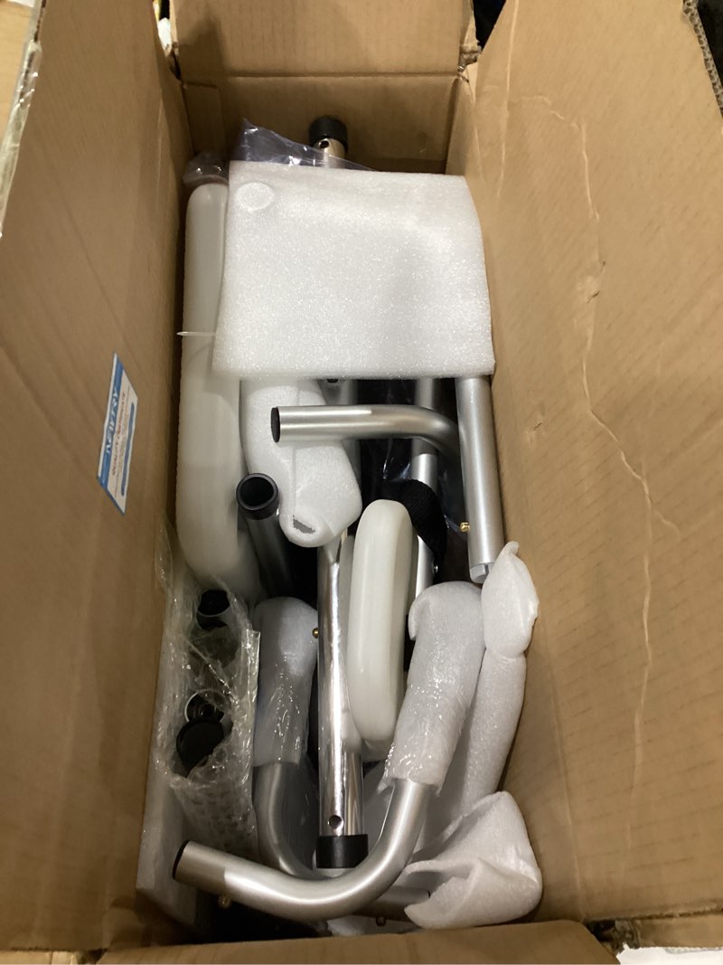 Condition photo showing New/Like New for NEWTRY Sliding Transfer Bench for Bath Tub,360°Swivel Seat Height Adjustable Bathtub Transfer Bench with Armrest & Safety Belt, 220 lbs Capacity for Elderly & Disabled Inside Shower