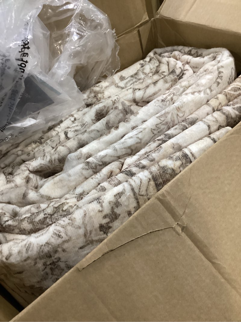 Condition photo showing Good Condition for lahome boho beige area rug 8x10, traditional tan floral area rugs for bedroom, machine washable living room mats, soft non-slip room carpet for office apartment nursery, soft amber