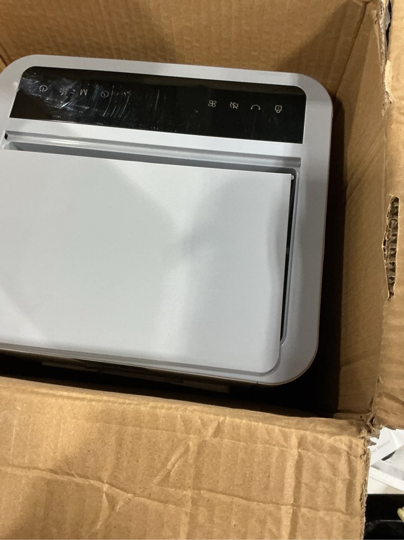 Condition photo showing Good Condition for evaporative air cooler with remote & timer, 2200+ cfm portable fan that blows cold air for large room, home office, bedroom - 2.1gal high-capacity tank, 3 modes, whisper quiet 30db & sleep mode white
