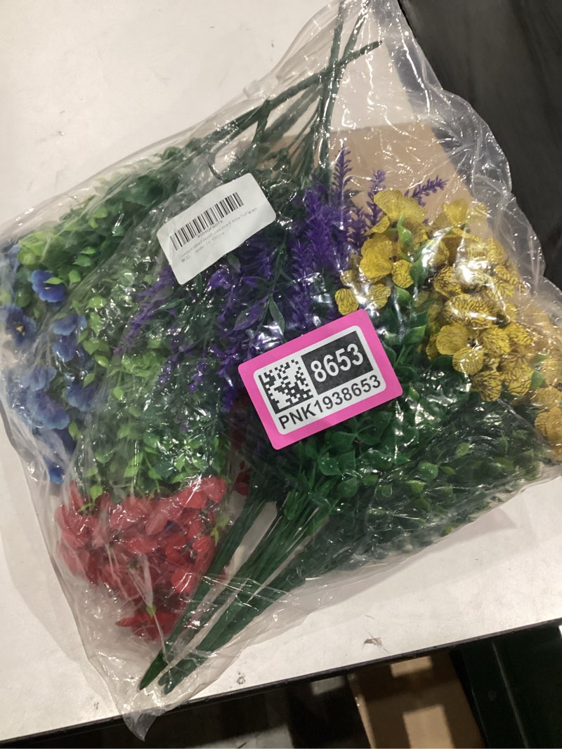 Condition photo showing New/Like New for Christmas Home Decor Artificial Flowers Decoration Faux Plants,Fake Flowers Also for Outdoor Garden Decor,Realistic Plastic Plant Colorful Daisy UV Resistant (B0FF4JYFTB)