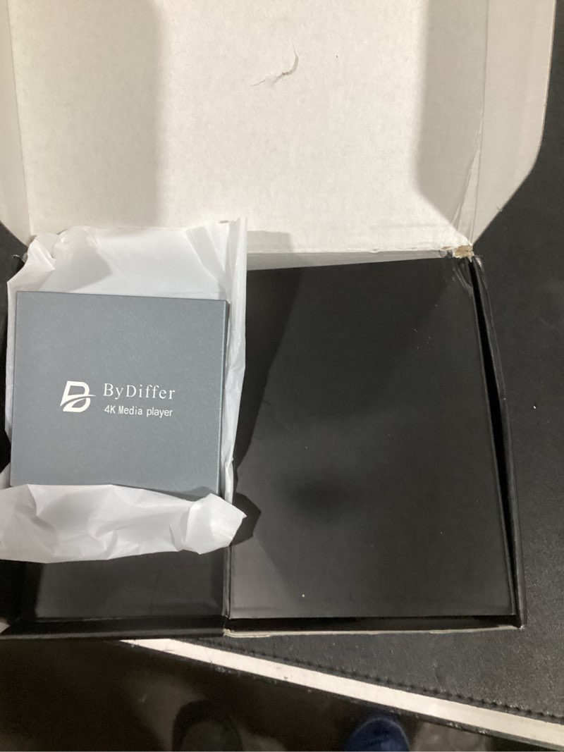 ByDiffer 4K Digital Media Player, TV MP4 Video Player for USB Drive/TF Card, 4K@60Hz Digital Signage