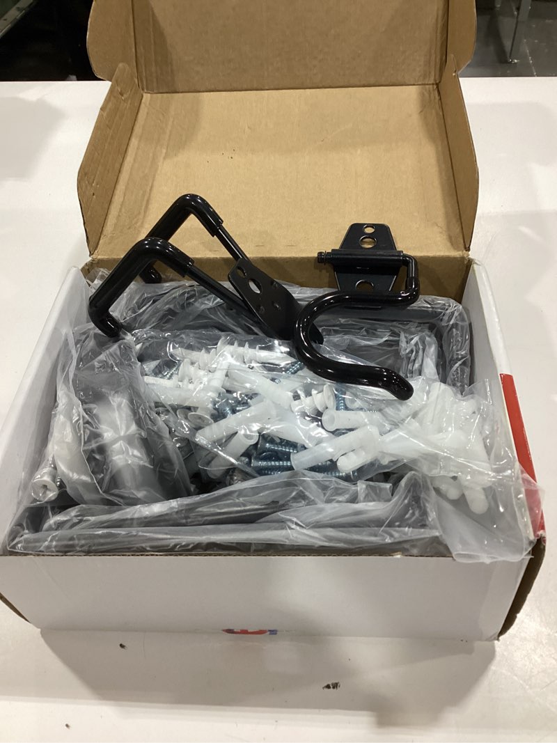 Condition photo showing Good Condition for 18 pack garage hooks heavy duty - anti-slip coating? garage storage hooks for hanging bike?ladder?garden tools?hose black 18pack