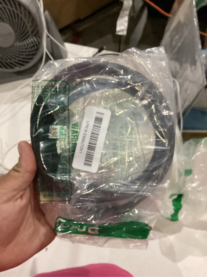 Condition photo showing Good Condition for silkland 80gbps displayport cable 2.1 6.6ft/2m [vesa certified], [8k@240hz, 4k@540hz 360hz 240hz] dp 2.1 cable 16k, dp80 hdr dsc hdcp, display port cord compatible dp 1.4, gaming monitor 5090 9070xt 6.6 feet grey