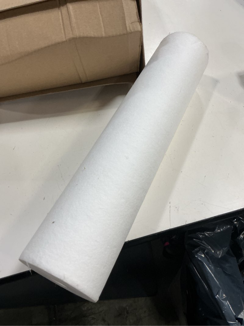 Condition photo showing As Is for pentair pentek dgd-7525-20 big blue water filter, 20-inch whole house sediment filter cartridge replacement, dual-gradient density spun polypropylene, 20" x 4.5", 25 micron, pack of 1, white pack of 1 25 micron