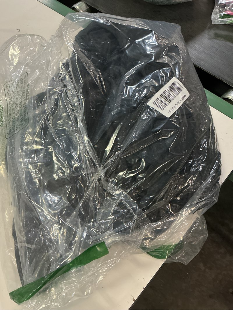 Condition photo showing Good Condition for black satin backdrop curtains 2 panels - glitter photo drapes for baby shower, 10x10ft shimmer back drop cloth, wrinkle free for birthday party prom wedding photoshoot background 5ftx10ft(2 panels) black