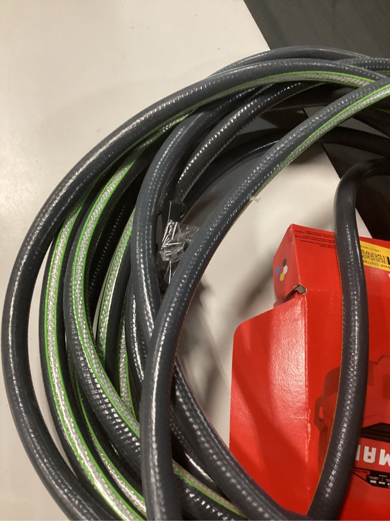 Condition photo showing As Is for neverkinkflx 5/8-in x 50-ft premium -duty kink free hybrid polymer gray hose 6888777
