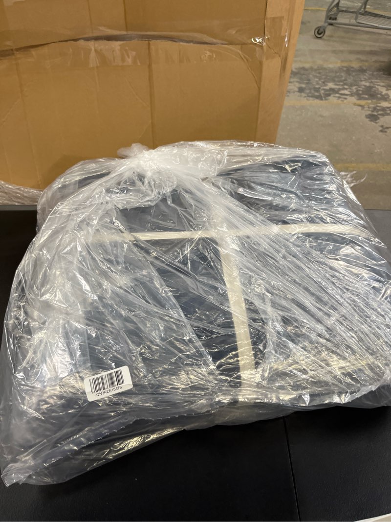 Condition photo showing Good Condition for european linen cotton stitch quilt, king/cal king, navy