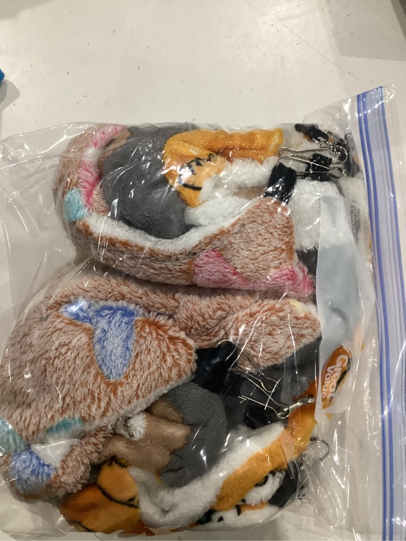 Condition photo showing Good Condition for yedsintu 3 pcs guinea pig hammock, rat ferret hanging hammock guinea pig accessories for small animals chinchilla parrot sugar glider ferret hamster squirrel (11"×11") yellow, caramel, grey 11"×11"