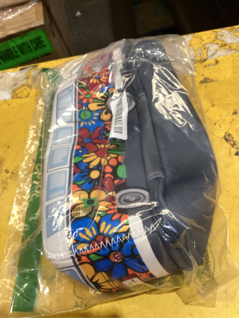 Condition photo showing As Is for brisa vw collection - t1 bus camper tissue box cover | volkswagen tissue box cover, napkins, refillable, robust for dining table, bathroom, camping, flower/multicolor 24cm flower power/bunt