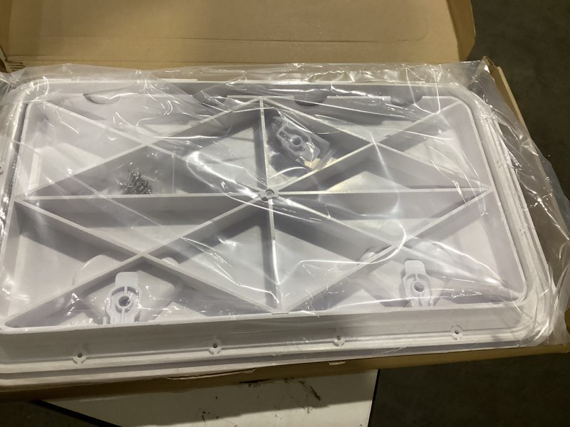 Condition photo showing Good Condition for YaeMarine Marine Boat Deck Access Hatch & Lid for Boat Marine Caravan RV 24" x 14" White