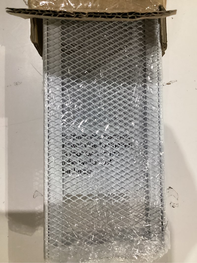 Condition photo showing New/Like New for Expandable Window Shelf for Plants Kitchen Sink Organizer Stackable Narrow Shelves Kitchen Countertop Holder Mesh Design (1, White) 1 White