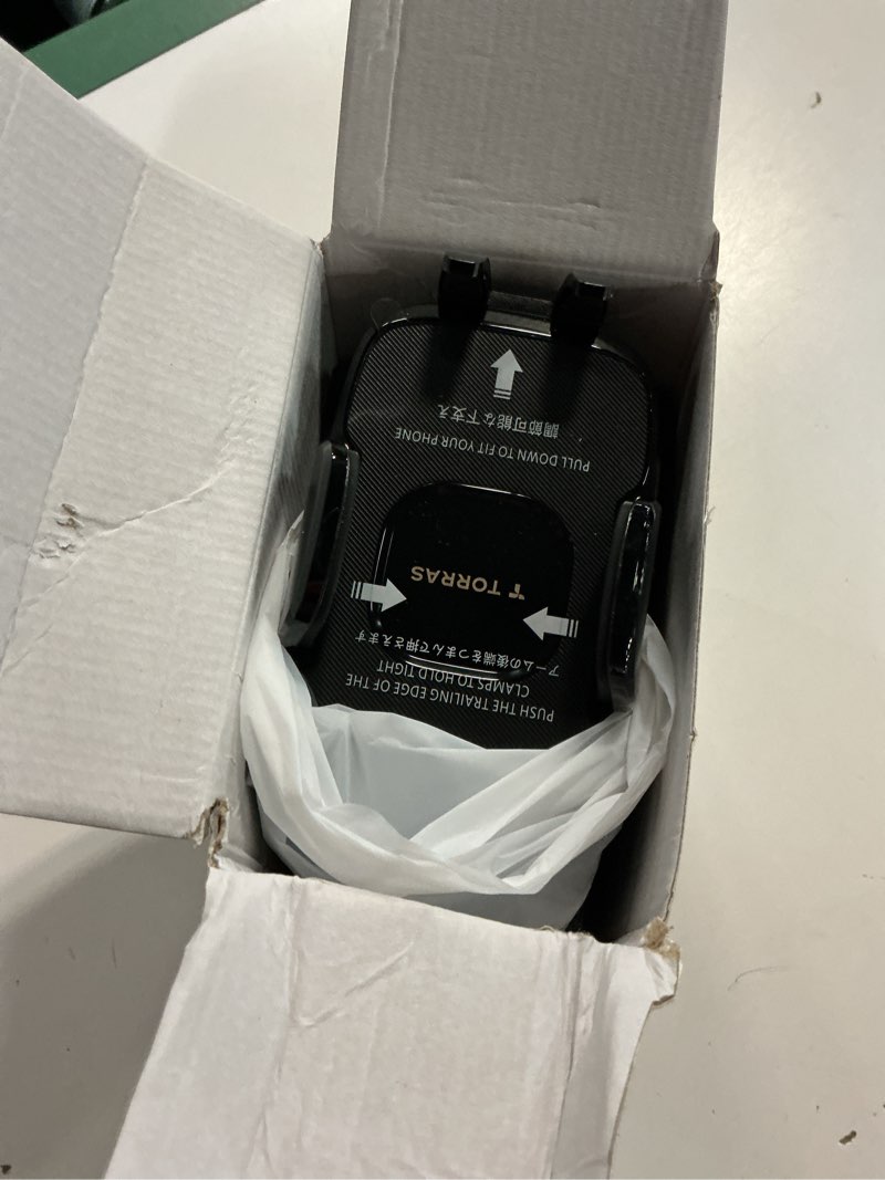 Condition photo showing Good Condition for torras ultra-durable phone holders for your car?96+lbs strongest suction? car phone holder mount, safety certs cell phone car mount truck for dashboard windshield vent for iphone 17 16 15 14 pro max black
