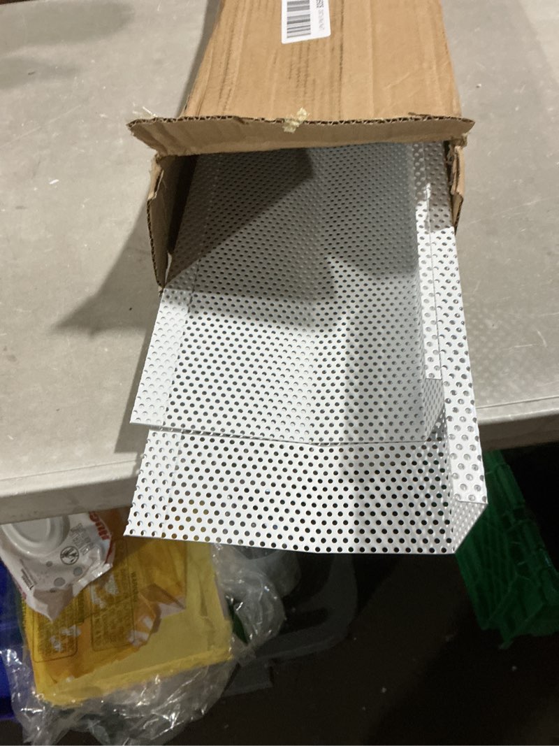 Condition photo showing Good Condition for 6ft steel easy slip-on baseboard heater cover with end caps for bathroom & hydronic system for replacing old cover, white cover 6ft?with end caps?