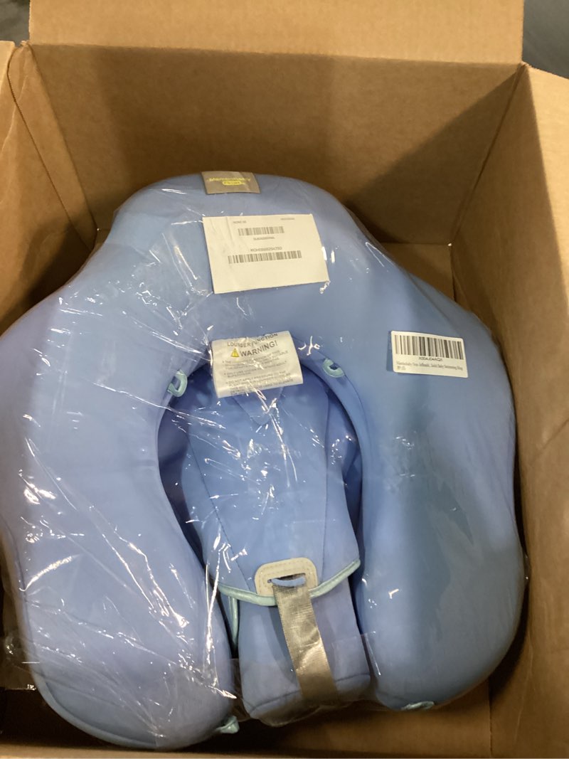 Condition photo showing Good Condition for mambobaby non-inflatable baby pool float with tail and canopy upf 50+ sun protection no flip over infant swim float skin-friendly mambo float swim trainer solid baby swimming ring foldable style foldable green