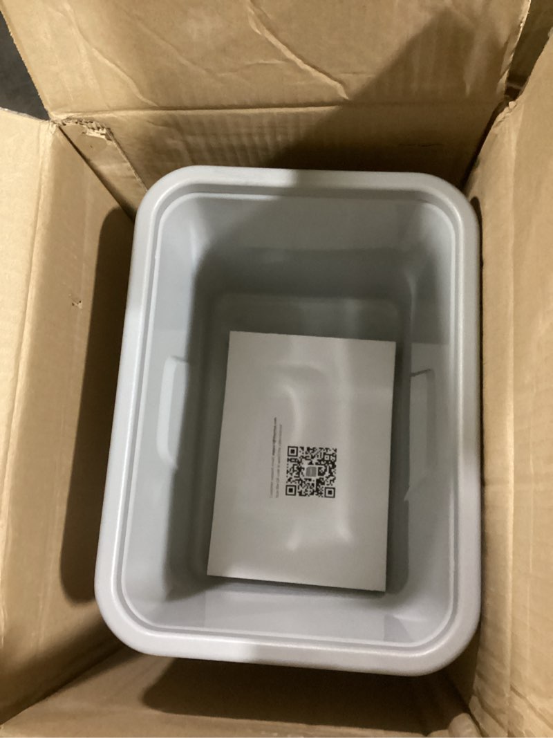 Condition photo showing As Is for Touchless Vacuum Automatic Dustpan with 2 Operation Modes - Ultra Fast & Powerful Corded Canister Pet Vacuum for Sweeping Pet Hair, Salon, Food Crumbs & Dirt