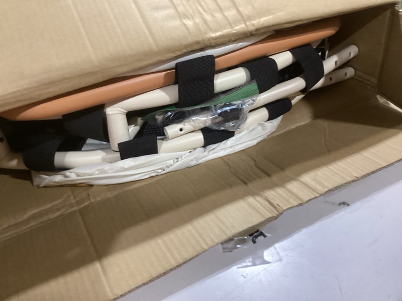 Condition photo showing Good Condition for BCAN 36'' Toddler Trampoline, ASTM Certified-Foldable Mini Trampolines for Kids Ages 1-6, Adjustable Handle, Safety Pad & Foldable Legs, Baby Trampoline Indoor/Garden, Gift for Boy and Girl Beige