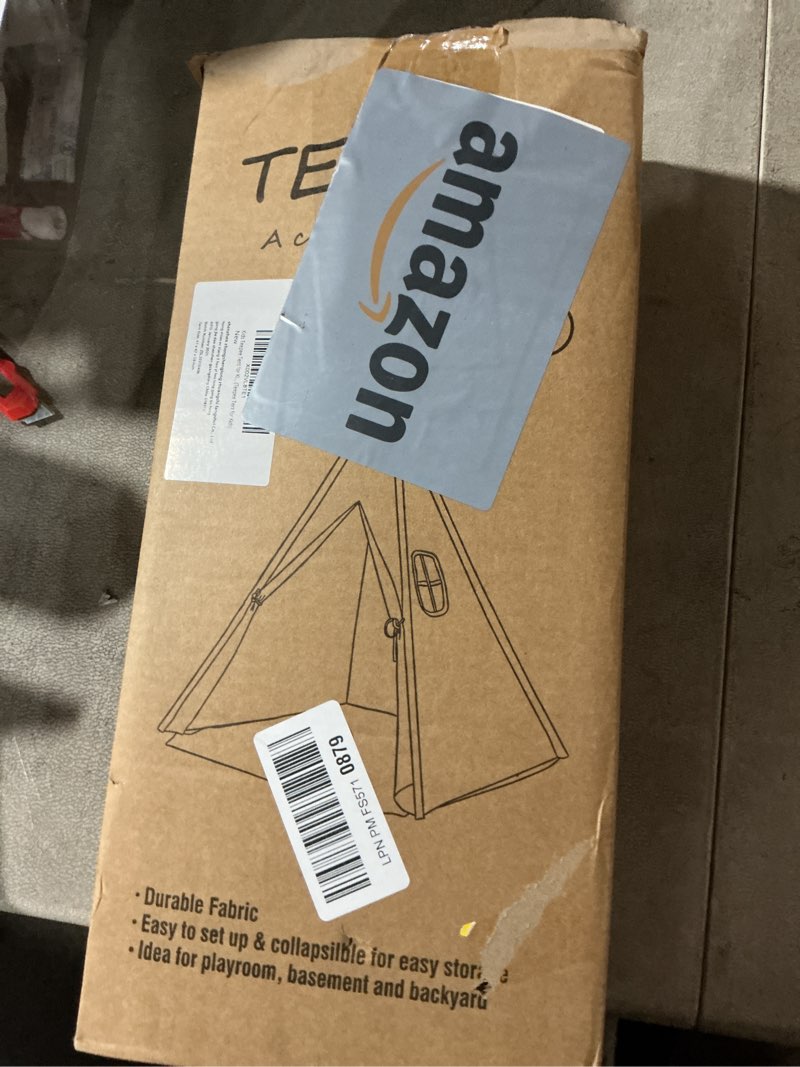 Condition photo showing Good Condition for Kids Teepee Tent for Kids, Kid Play Tents for Girls & Boys, Gifts Playhouse for Indoor Outdoor Games, Toddler Toys House for Baby (Tee Pee for Child)