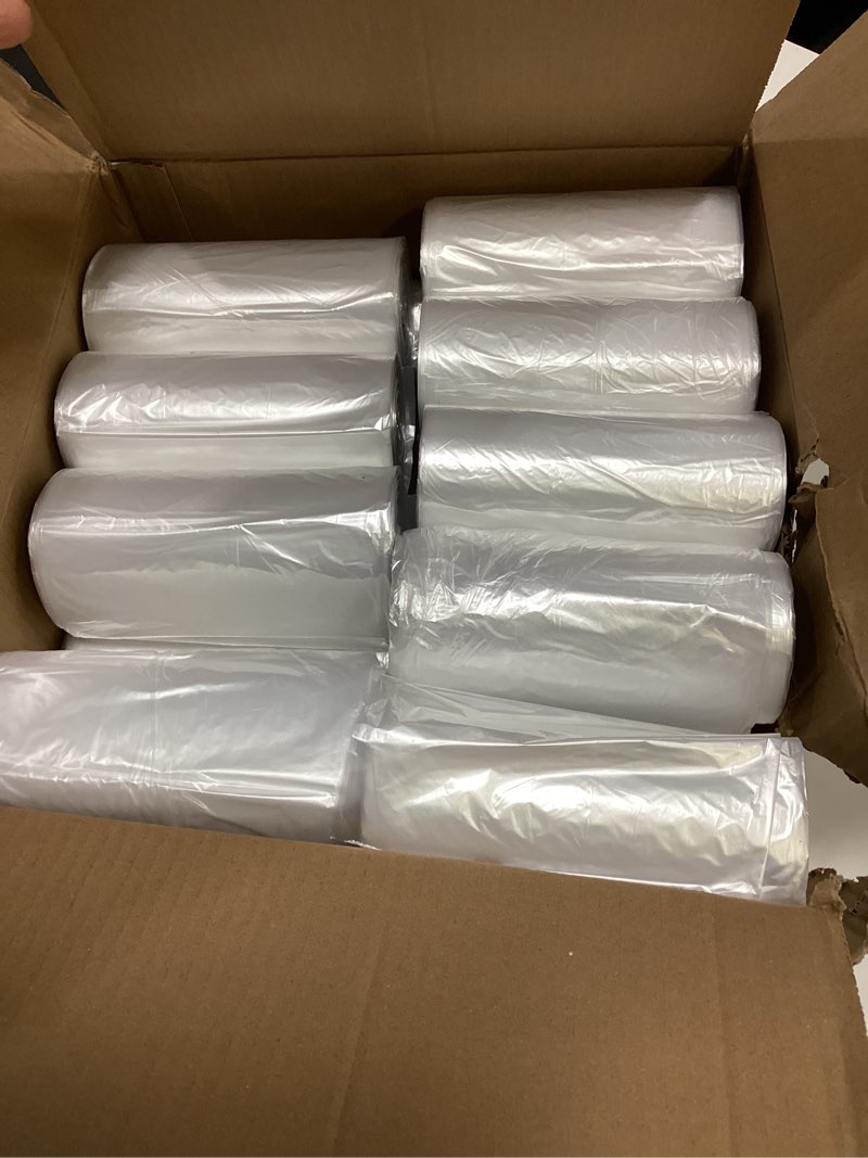 Condition photo showing New/Like New for reli. supervalue 13 gallon trash bags | 1000 count bulk | tall kitchen | can liners | clear multi-use garbage bags