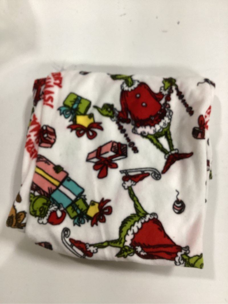 Condition photo showing As Is for Dr. Seuss GRINCH Who Stole Christmas Matching Family Pajama  , Kids, Toddlers 6 Be Good Next Year - Unisex Kids pans only
