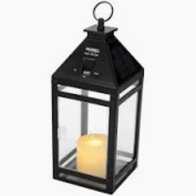 JOHUNT Solar Lanterns Outdoor, Waterproof Garden Hanging Lanterns, 13" Outdoor Decorative Lantern wi