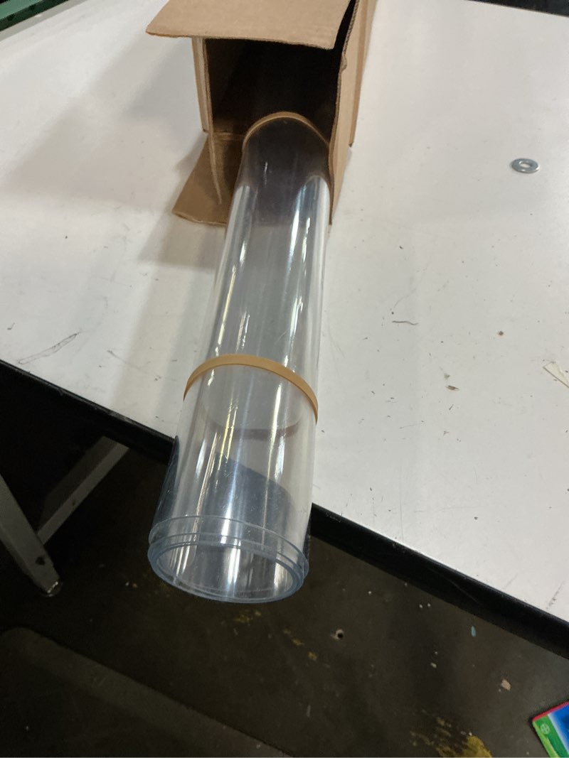 Condition photo showing Good Condition for warmstar clear table cover protector 30 x 30 inch,1.5mm thick plastic table cover rectangle,pvc clear table protector,desk protector mat for kitchen, dresser, writing desk?dining room table clear 1.5mm 30" x 30"