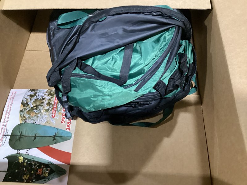 Condition photo showing New/Like New for Upright Christmas Tree Storage Bag 7.5 Ft, Christmas Tree Cover Fit for 6 Ft to 7.5 Ft, Christmas Tree Covers for Upright Storage, Christmas Tree Bag Green 7.5 FT