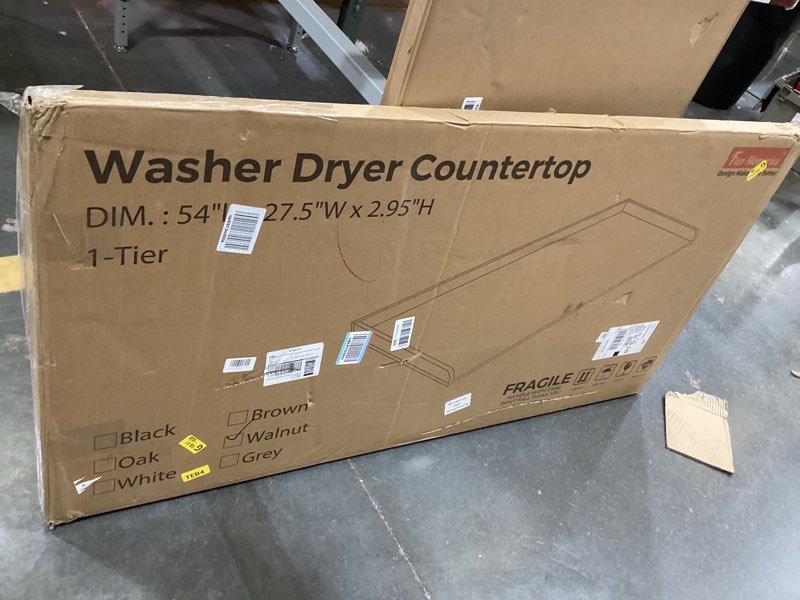 washer dryer countertop 54”l x 27”w x 2.95”h