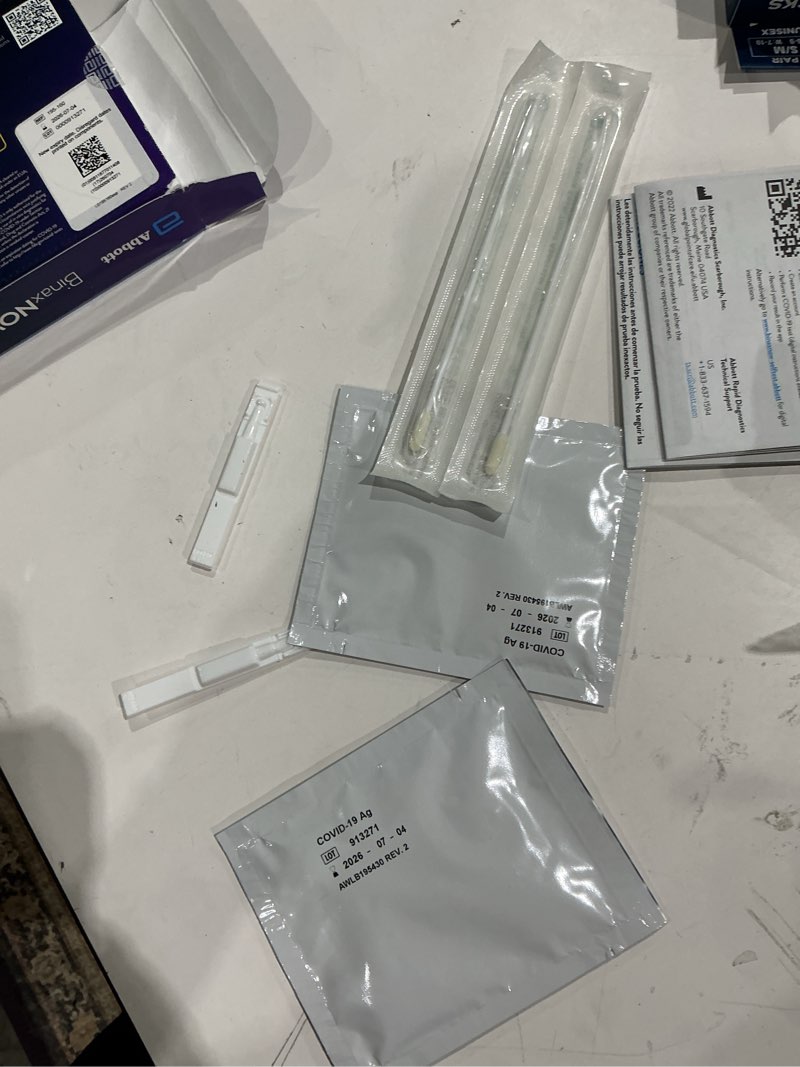 Condition photo showing Good Condition for binaxnow™ covid-19 rapid antigen self-test kit with reliable 15 minute results, 2 tests