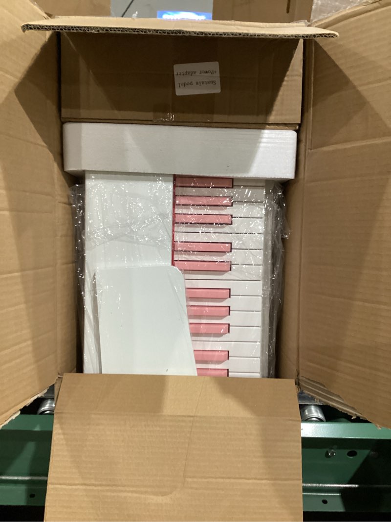 ZHRUNS Digital Piano 88 Key Weighted, Full Size Keyboard Piano Set with Sheet Music Stand,Pedal,Powe