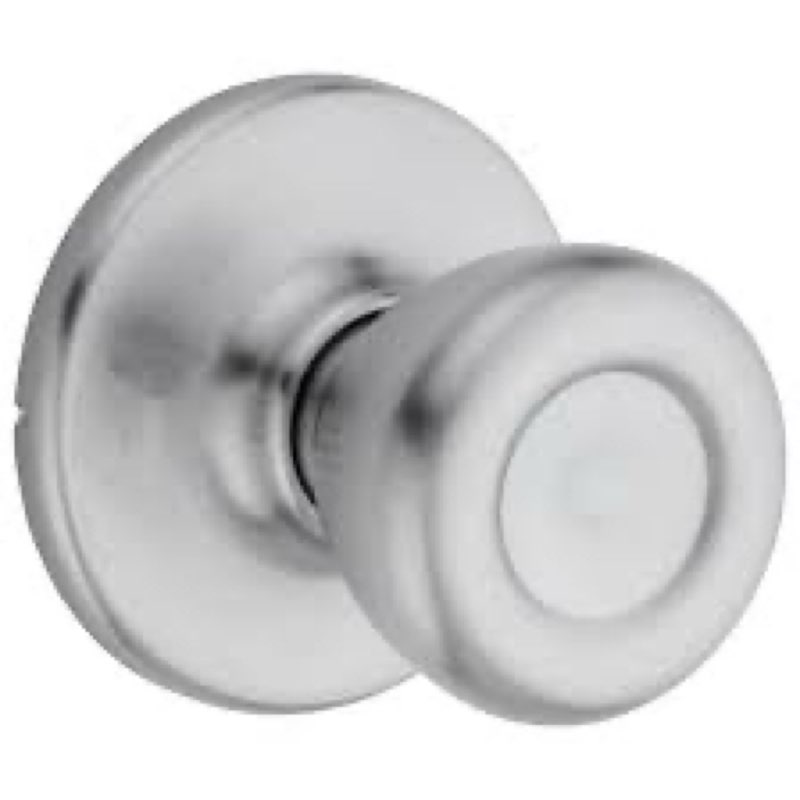 Kwikset Tylo Interior Passage Door Knob, Handle For Closet and Hallway Doors, Non-Locking Doorknob, 