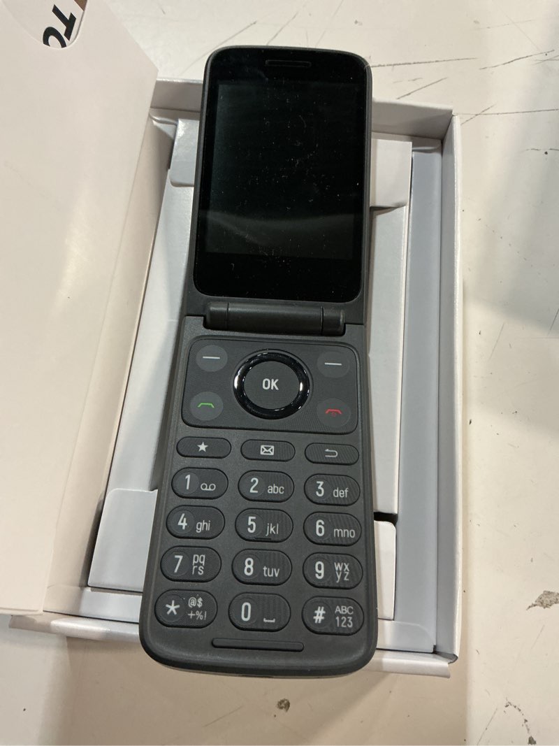 Condition photo showing Good Condition for verizon prepaid tcl tcl flip go 3, gray -prepaid smartphone [locked to verizon prepaid].   *** working condition verified. no network or connectivity tests were performed.bidder be advised ***