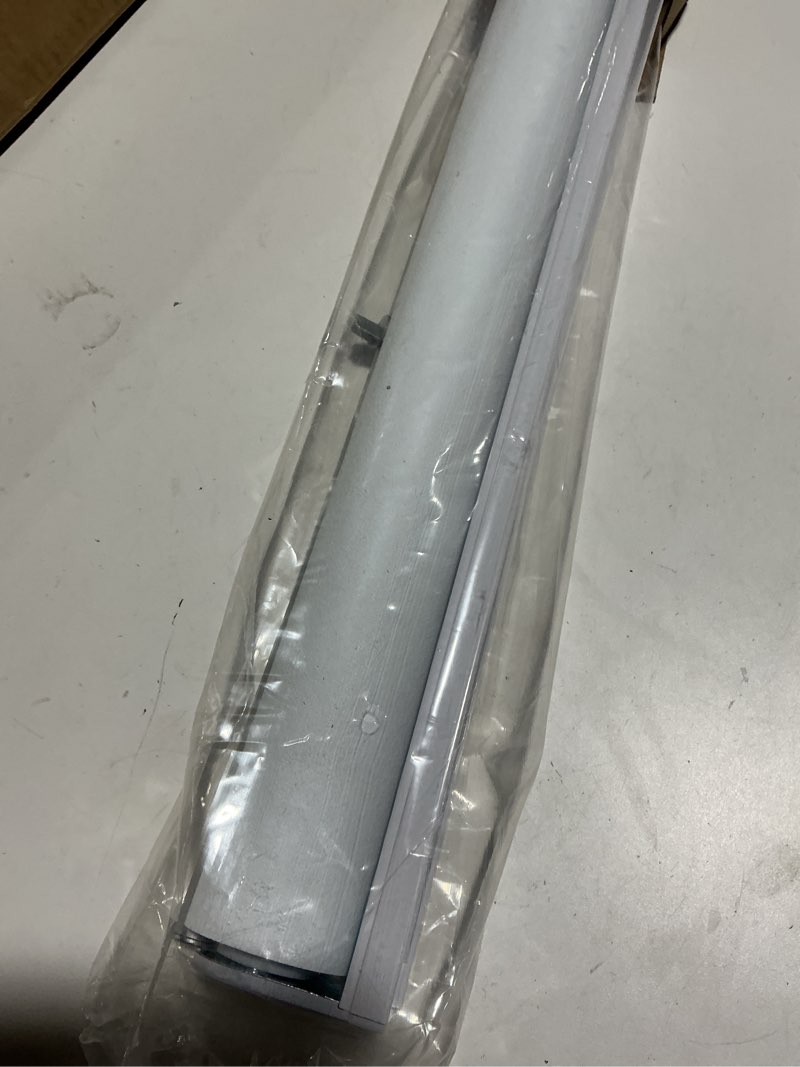 Condition photo showing Good Condition for genimo 100% blackout roller window shades, window blinds cordless with thermal insulated, uv protection fabric, mini french door blinds for home, bedroom, office, ivory white, 32" w x 72" h ivory white 32"w x 72"h