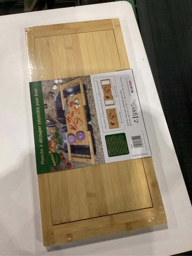 Condition photo showing New/Like New for Bamboo Expandable Over The Sink Cutting Board Over-the-Sink Expandable