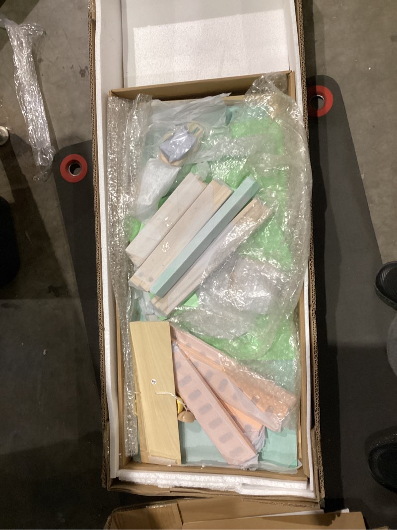 Condition photo showing Good Condition for OOOK Large Wooden Dollhouse with 42 Pcs Luxurious Furniture Accessories, 3-Story Doll House 6 Rooms Balcony Wooden Stairs, Ideal Modern Dollhouse for Toddlers 3-5