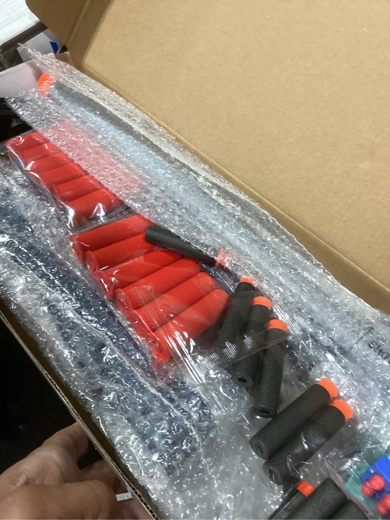 Condition photo showing New/Like New for 30 inch foam blaster shotgun with double barrel soft bullets gun with shell ejecting 2 in 1 foam blaster shotgun with shell casings 60 foams darts gift for 14+ years (1)