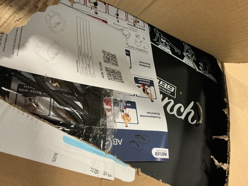 Condition photo showing Good Condition for Fitlaya Fitness-abs exercise equipment ab machine for Abs and Total Body Workout, home gym fitness equipment for all ages, ab workout resistance machine. BLACK