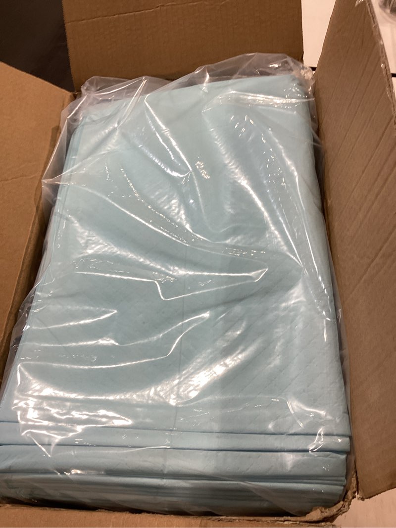Condition photo showing New/Like New for chucks pads disposable adult underpads [100-pack] 30"x36" xxl extra-large super-absorbent incontinence bed pads – mattress protector pee pads for adults, kids & pets – bed protection & training 30" x 36"