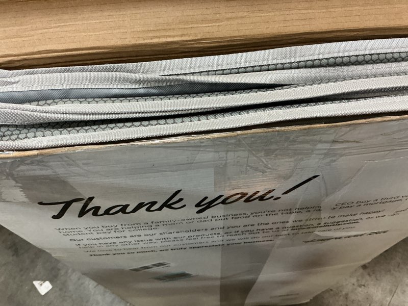 Condition photo showing Good Condition for meliusly low profile bunkie board queen size (60x80) - non-slip breathable bed support board for slatted bed frame, anti-sag under bed support, noise minimizing moisture resistant bed board queen (60x80'')