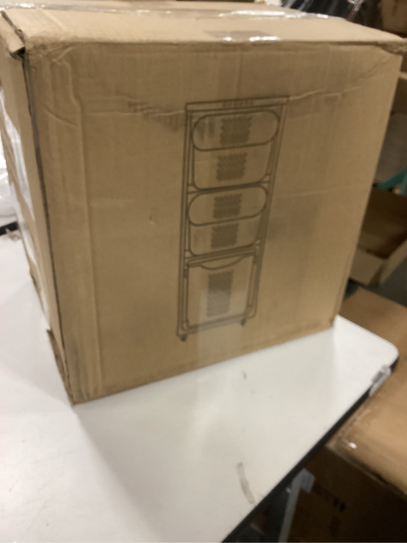 Condition photo showing Good Condition for Laundry Basket Bathroom Multi-layer Clothes Storage Basket Household, Simple Kitchen Shelf Fruit Stand (3 Layers)