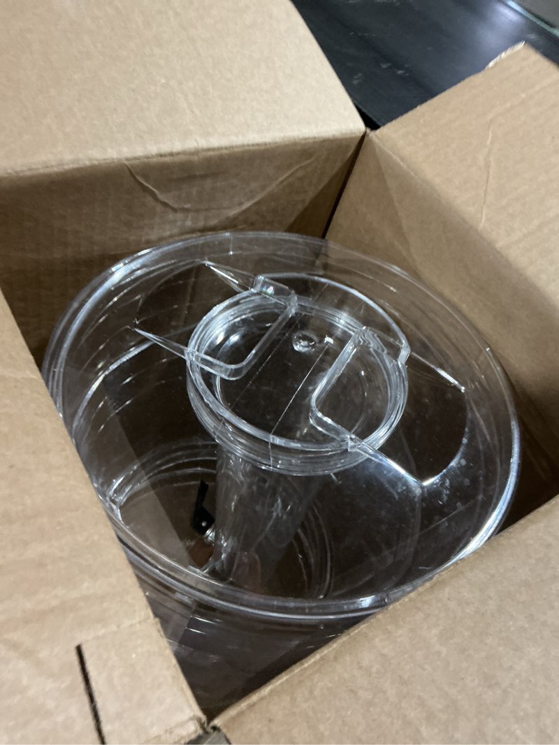 Condition photo showing As Is for CreativeWare Bark Beverage Dispenser, 2.5 Gallon, Clear, (Pack of 1)